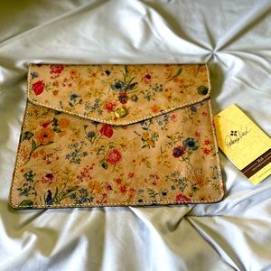 Patricia Nash Floral Mini Envelope Clutch in Cream, Red, Blue, Green